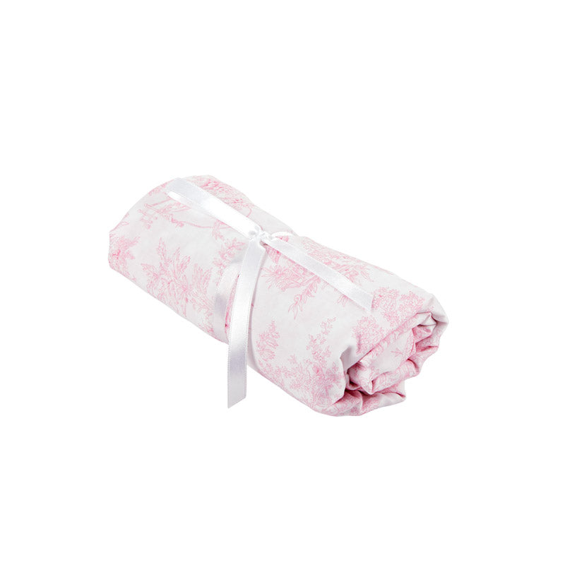 Theophile & Patachou Cradle Fitted Sheet 84 X 45 cm - Sweet Pink