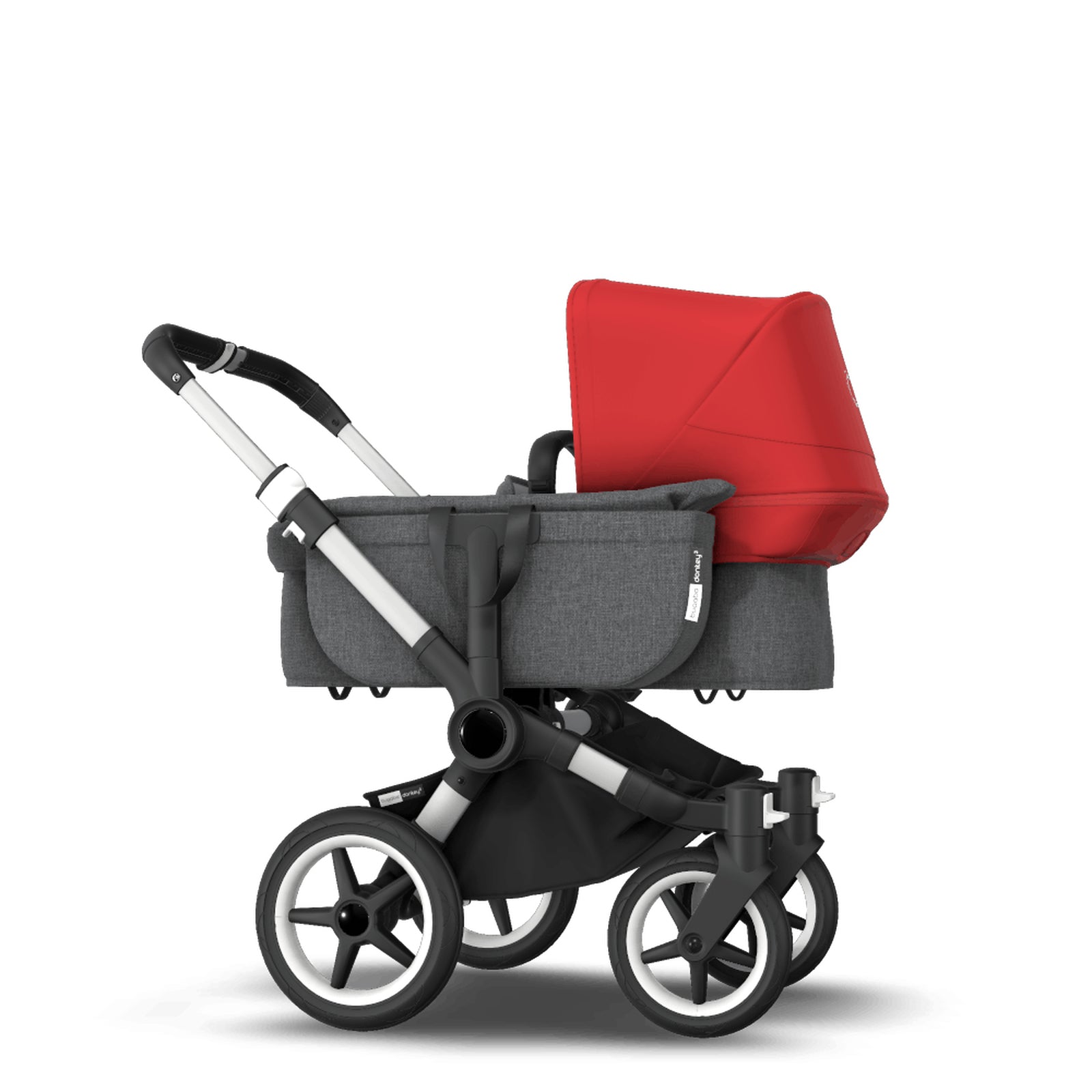 Bugaboo Donkey 3 Mono Seat and Carrycot Pushchair - Red